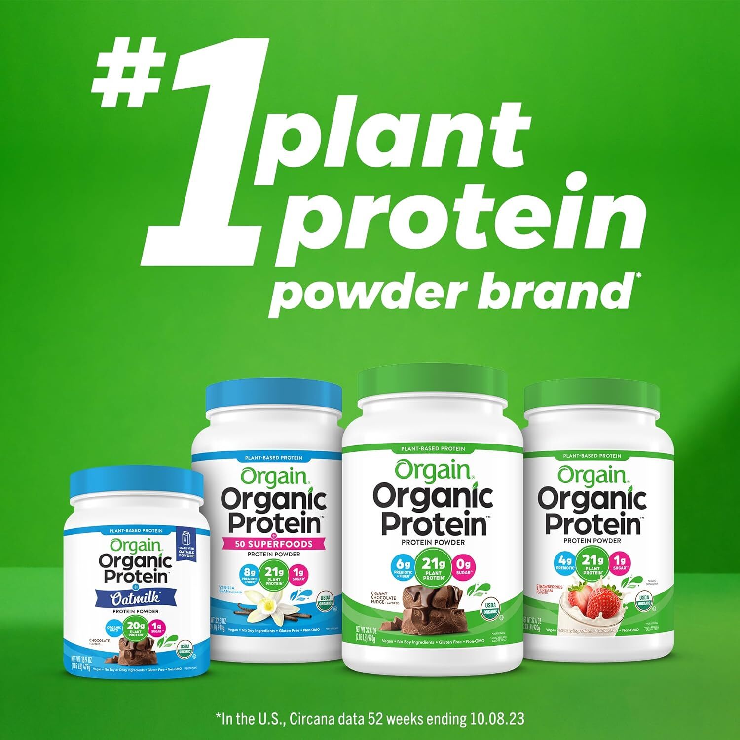 Orgain Organic Vegan Protein  50 Superfoods Powder