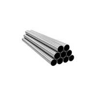 GR 2 Titanium ERW Tube - ASTM B861/B862/B338 Standards, Silver Finish, Various Wall Thicknesses Available, Warranty Included