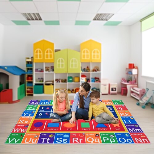 RECTANGULAR EDUCATIONAL CARPET