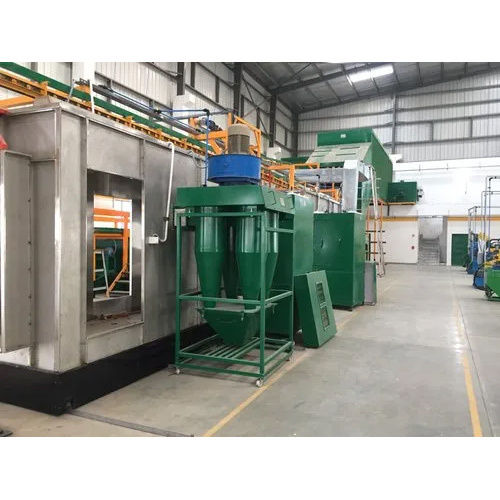 Conveyorised Powder Coating Plant - Aluminium, Automatic Operation | Computerized Control System, Electric Drive Type, Frequency Speed Control, Warranty Included