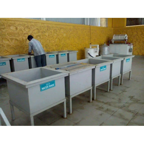 Silver Industrial Electroplating Plating Plant