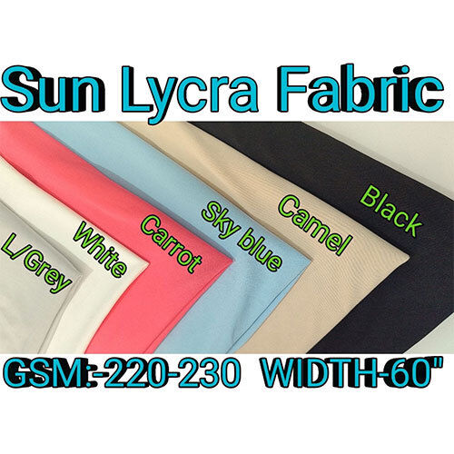 Light In Weight Sun Lycra Fabric