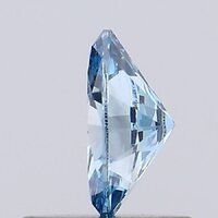 OVAL 0.5 ct FANCY VIVID BLUE VS1 IGI 610319805 Lab Grown Diamond