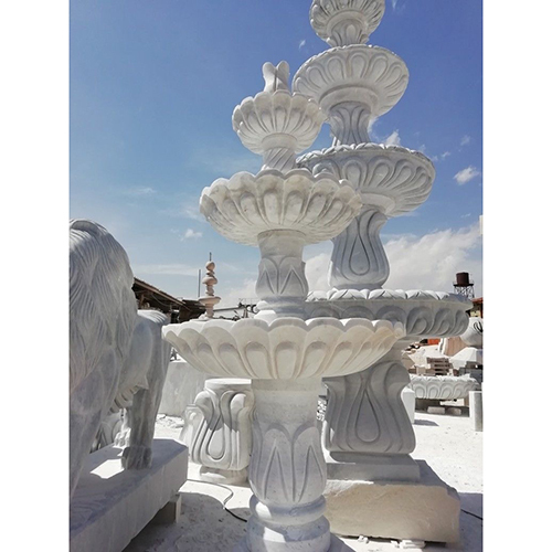Garden White Marble Fountain