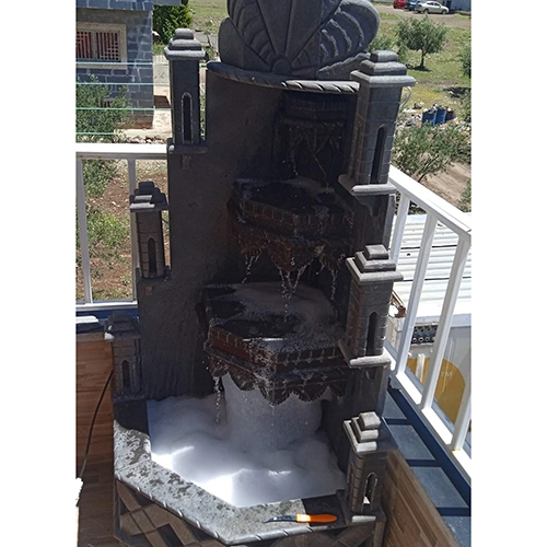 Fiber Outdoor Stone Water Fountain