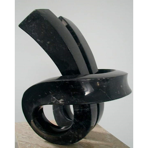 Black Large Marble Abstract Sculpture