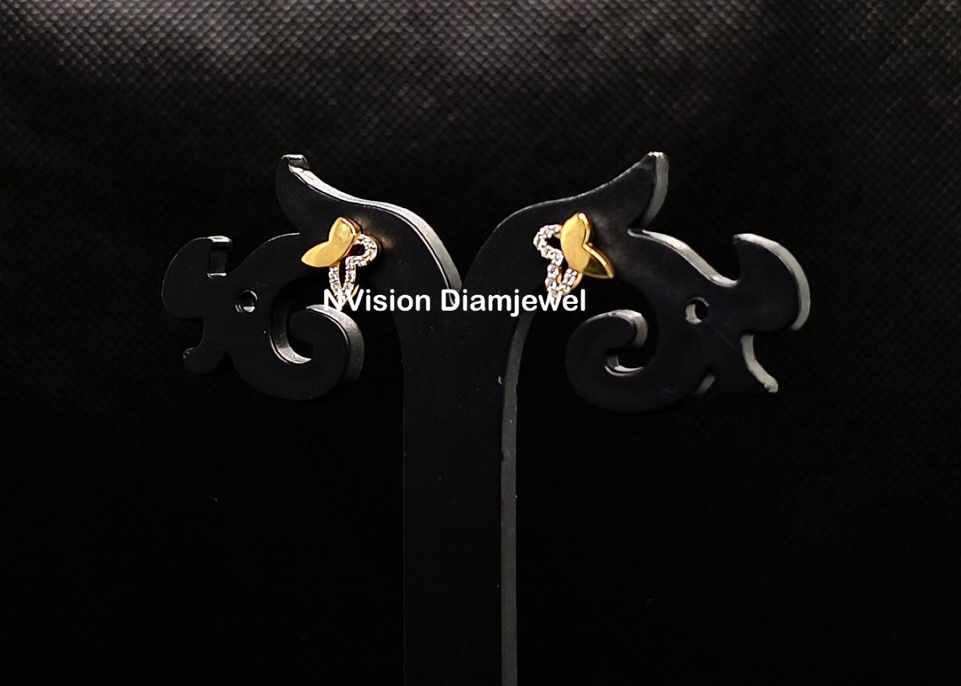 Sparkle & Shine Butterfly Natural Diamond kids Earrings