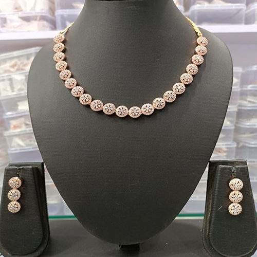 Rose Gold Chain Mala Set