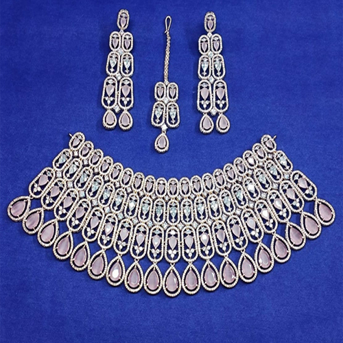 Wedding Party Rose Gold Choker Necklace