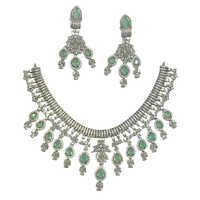 Mint Stone Cz Fancy Necklace Gender: Women