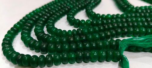 Green Jade Rondelle Plain 8mm Beads Sold Per Strand 8 Inches Long