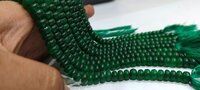 Green Jade Rondelle Plain 8mm Beads Sold Per Strand 8 Inches Long