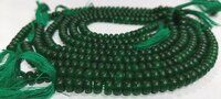 Green Jade Rondelle Plain 8mm Beads Sold Per Strand 8 Inches Long