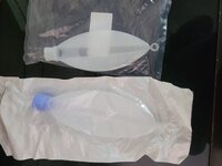 Rebreathing Bag Silicone - Latex Free, 375 Mmhg Pressure Relief Valve, Color-coded Gauge For Accurate Monitoring, Single-patient Use