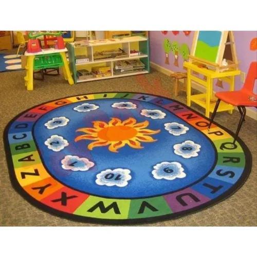 OVAL EDUCATIONAL CLOUDY CARPET