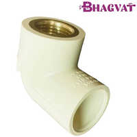 1x1-2 Incbh CPVC Brass Reduce Elbow - Brass Material, 1" x 1/2" Size, Multicolor Design, Polished Finish | Ideal for Industrial Plumbing Applications