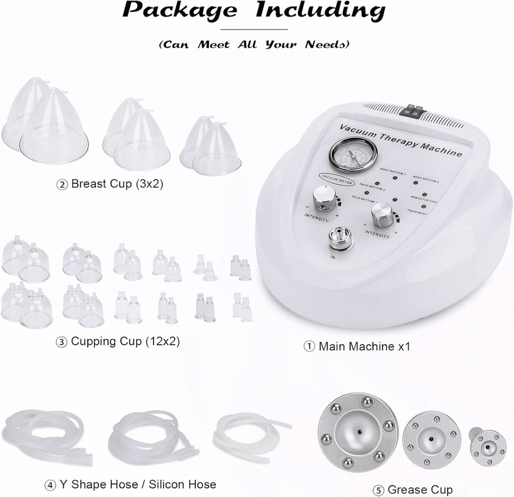 ABS Plastic Vacuum Scraping Cupping Therapy Machine chest Enlargement