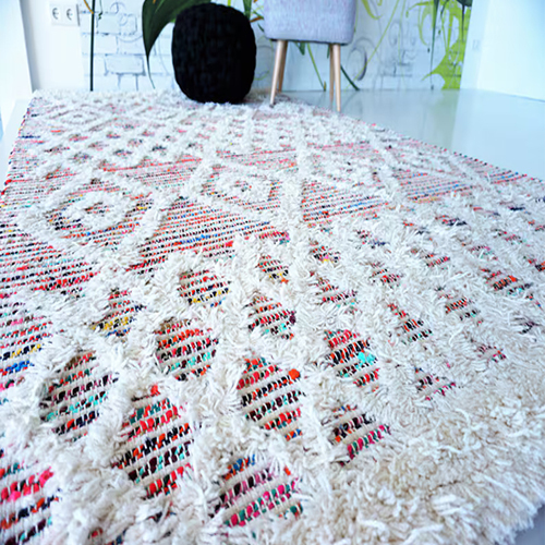 Hand Woven Wool Cotton Rug