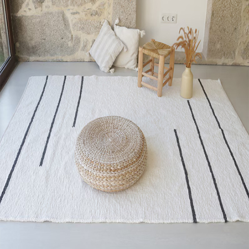 170x240 cm Large White Rug