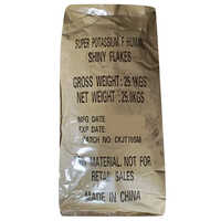 Black 25Kg Super Potassium Humate Shiny Flakes