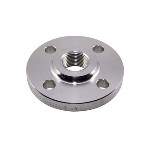 Silver Stainless Steel Threaded Flanges