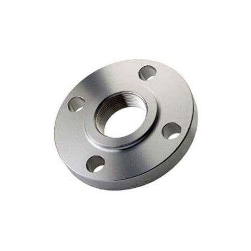 Silver Alloy Steel Threaded Flanges