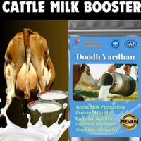 Doodh Vardhan Cattle Milk Booster Feed Supplement - Powder, 1kg/5kg/10kg | Optimizes Milk Production, Enhances Milk Quality, Supports Calcium Levels