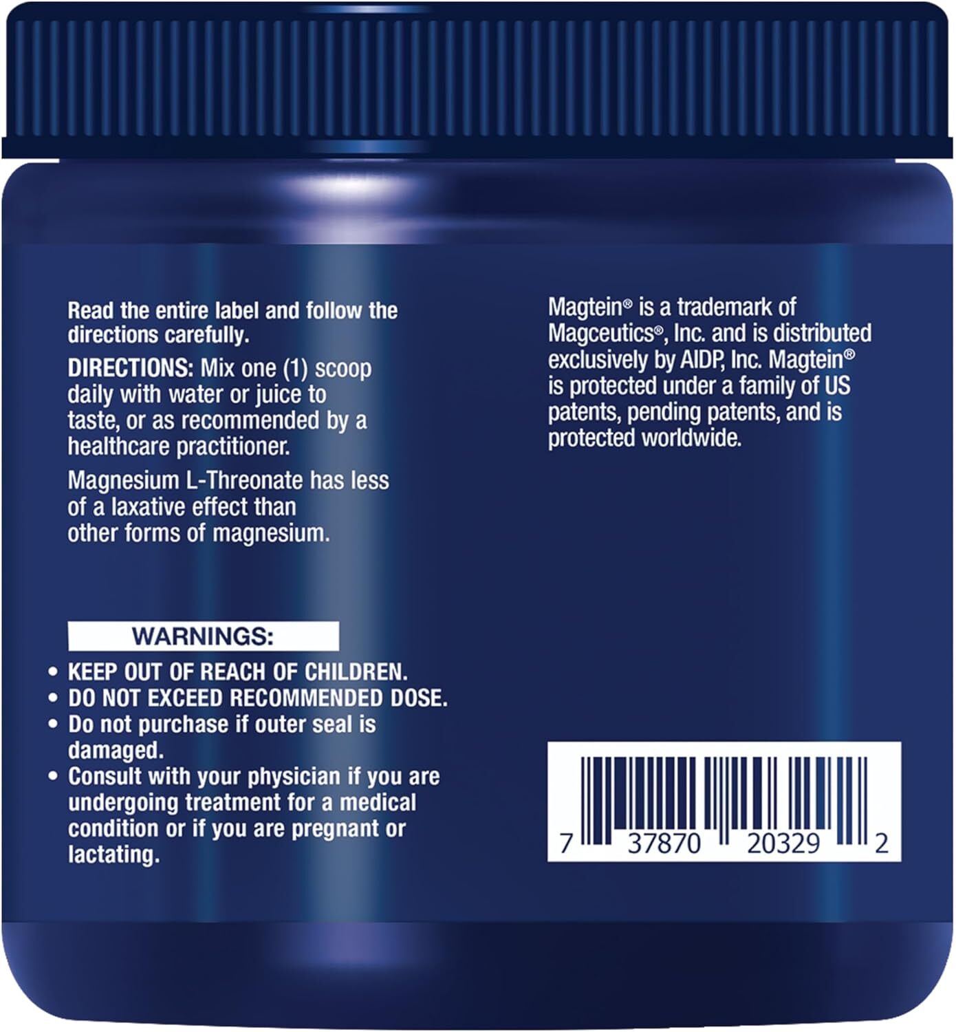 Life Extension Neuro-Mag Magnesium L-Threonate Powder