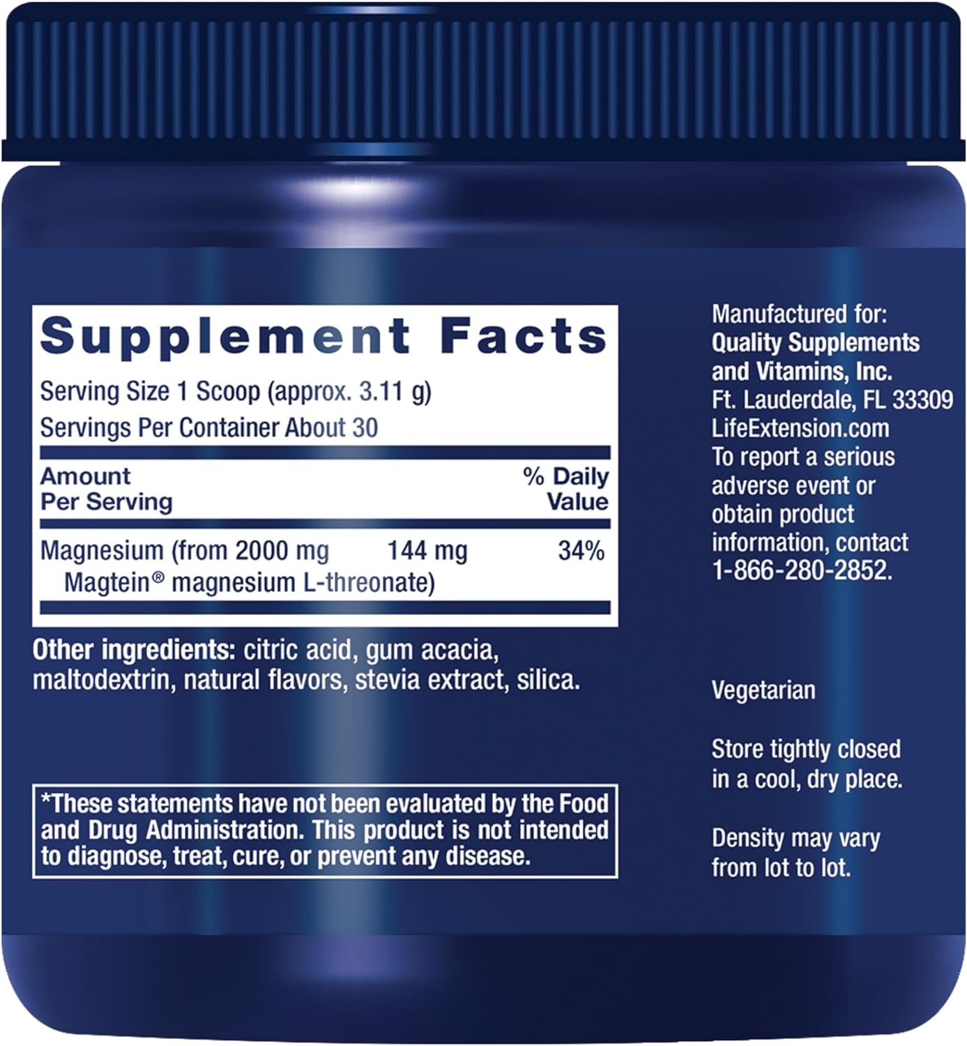 Life Extension Neuro-Mag Magnesium L-Threonate Powder
