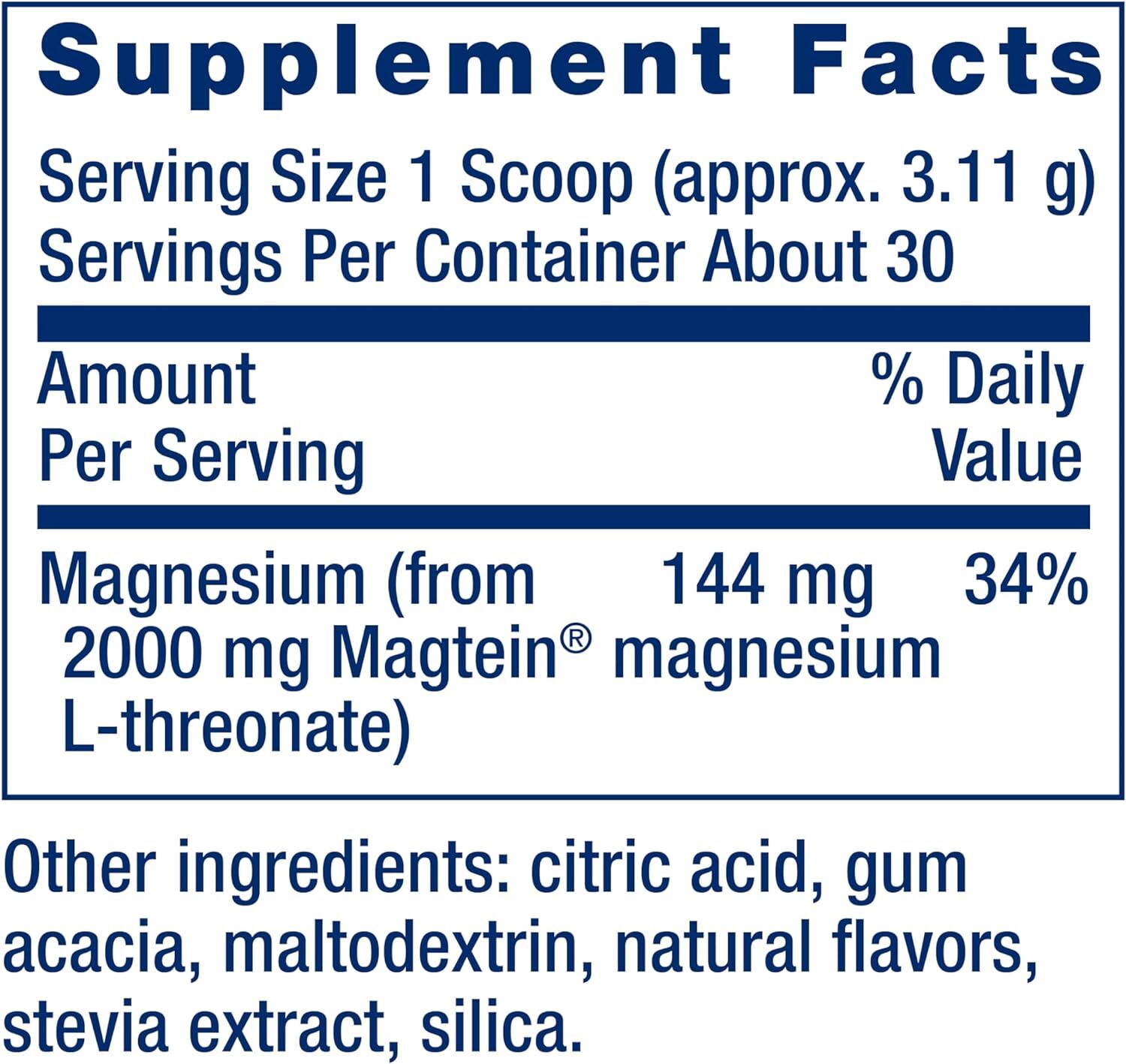 Life Extension Neuro-Mag Magnesium L-Threonate Powder