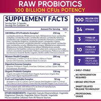 Wholesome Wellness Dr. Formulated Raw Probiotics for Women 100 Billion Capsules