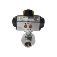 150 क्लास TC एंड बटरफल वाल्व विद न्यूमैटिक एक्ट्यूएटर बटरफल वाल्व्स