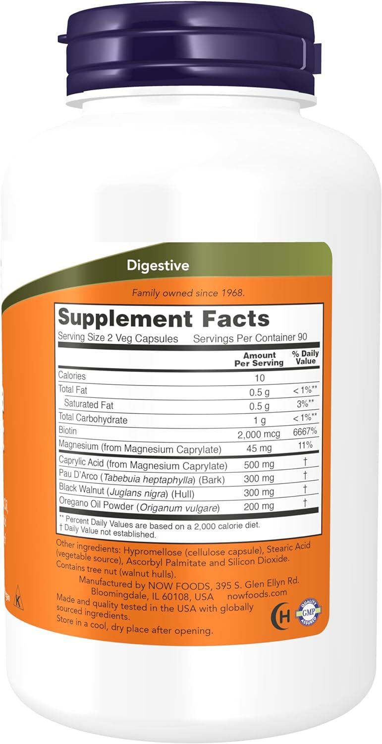 Now Foods Candida Support  180 Vegetarian Capsules