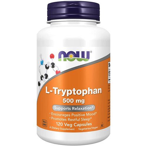 NOW Foods L-Tryptophan 500mg, 120 Vcaps