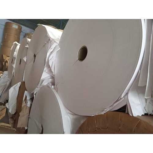 60 GSM to 120 GSM White Kraft Jumbo Rolls