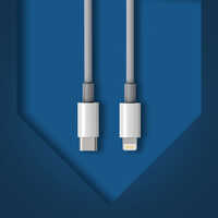 30 W Iphone Lightning To Type C Charging Cable - Plastic/copper Material, White Color | Fast Charging, Compatible With Android Devices, Warranty Included
