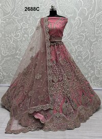 Heavy Net Designer Wedding Lehenga