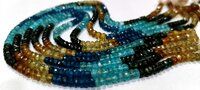 Natural Multi Apatite Rondelle Faceted 4-5mm Beads Strand 14 inches long