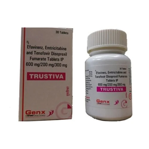 Efavirenz Emtricitabine And Tenofovir Disoproxil Fumarate (600mg/200mg/300mg) Tablets IP