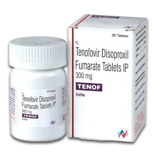 300mg Tenofovir Disoproxil Fumarate Tablets IP for treatment of Human Immunodeficiency