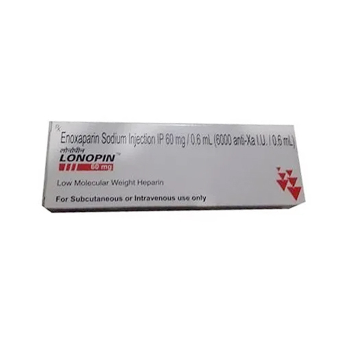 60mg Enoxaparin Sodium Injection IP