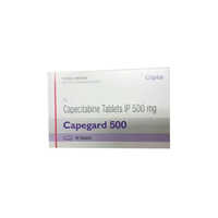 500mg Capecitabine Tablets Ip - 1x10 Tablets Per Box | General Medicine For Breast, Colon, And Rectal Cancer, Store In Cool And Dry Place
