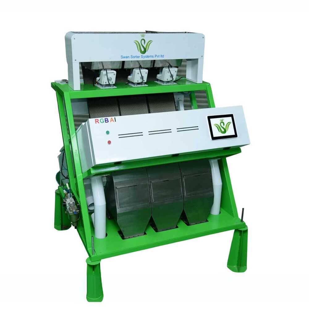 3 Chute 192 Channel Rice Color Sorter Machine - Application: Industrial
