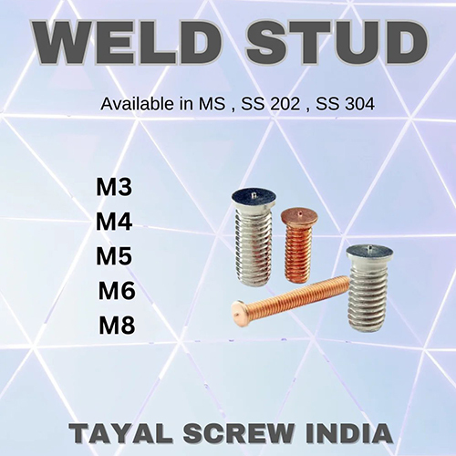 Weld Stud - Finish: Coated