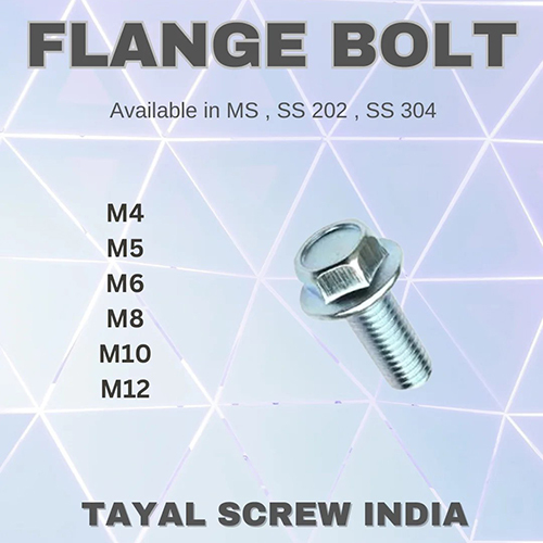 Flange Bolt - Color: Silver