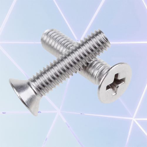 Csk Philips Head Machine Screw - Color: Silver