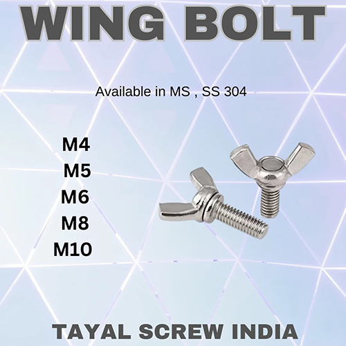Wing Bolt - Color: Silver