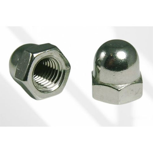 Dome Nut Din 1587 - Color: Silver