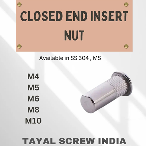 Closed End Insert Nut