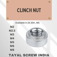 Clinch Nut - Color: Silver